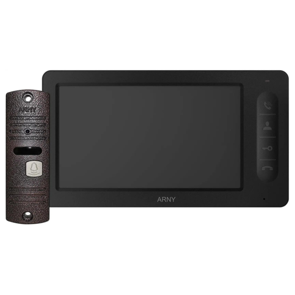 Комплект домофонный ARNY AVD-7006 (AVD-706 + AVP-05 (v.2)), Black + Copper Комплект домофонный ARNY AVD-7006 (AVD-706 + AVP-05 (v.2)), Black + Copper