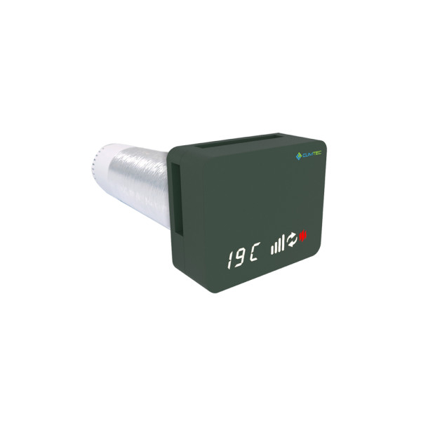 Рекуператор Climtec Optima 150 Стандарт для вентиляції приміщення 40 м² з рекуперацією 93% та продуктивністю 100 м³/год Рекуператор Climtec Optima 150 Стандарт для вентиляції приміщення 40 м² з рекуперацією 93% та продуктивністю 100 м³/год