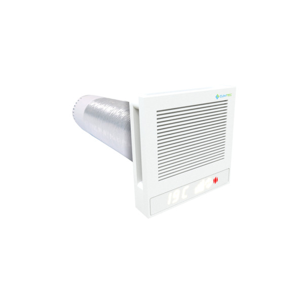 Рекуператор Climtec Quattro 125 Стандарт для вентиляції приміщення 25 м² з фільтром очищення повітря та ККД рекуперації 93%