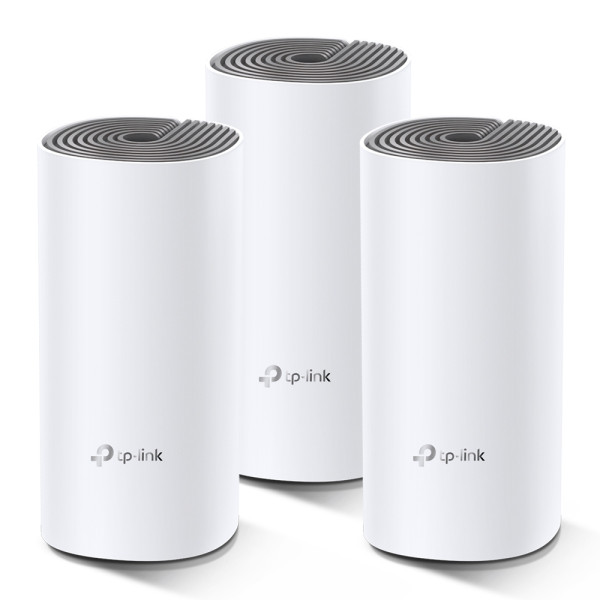 Домашня Mesh Wi-Fi система TP-LINK DECO E4 3PK AC1200 2xFE LAN/WAN MU-MIMO (DECO-E4-3-PACK) Домашня Mesh Wi-Fi система TP-LINK DECO E4 3PK AC1200 2xFE LAN/WAN MU-MIMO (DECO-E4-3-PACK)