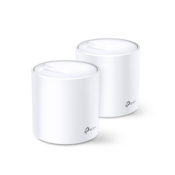 Домашня Mesh Wi-Fi система TP-LINK DECO X60 2PK AX3000 1xGE LAN 1xGE WAN MU-MIMO OFDMA (DECO-X60-2-PACK) Домашня Mesh Wi-Fi система TP-LINK DECO X60 2PK AX3000 1xGE LAN 1xGE WAN MU-MIMO OFDMA (DECO-X60-2-PACK)