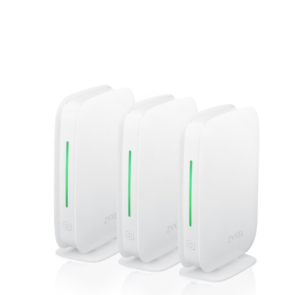 Комплект з трьох Mesh Wi-Fi маршрутизаторів ZYXEL Multy M1 AX1800, WiFi6, 1xWAN GE, 3xLAN GE, Amazon Alexa, 3 шт (WSM20-EU0301F) Комплект з трьох Mesh Wi-Fi маршрутизаторів ZYXEL Multy M1 AX1800, WiFi6, 1xWAN GE, 3xLAN GE, Amazon Alexa, 3 шт (WSM20-EU0301F)