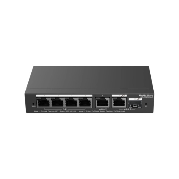 PoE-комутатор керований RG-ES206GS-P PoE-комутатор керований RG-ES206GS-P