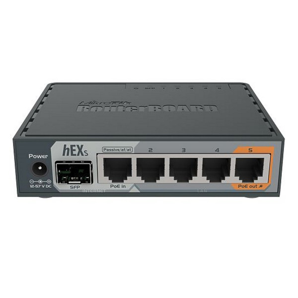 Маршрутизатор MikroTik hEX S (RB760iGS) Маршрутизатор MikroTik hEX S (RB760iGS)