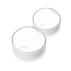 Маршрутизатор Deco X50-PoE MESH система AX3000 для швидкої Wi-Fi мережі в будинку чи офісі, 2-pack, MU-MIMO, OFDMA, 1xGE LAN/WAN, 1x2,5GE LAN/WAN
