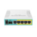 Маршрутизатор MIKROTIK hEX PoE (RB960PGS) 10/100/1000M з 5 гігабітними Ethernet портами та підтримкою PoE для домашніх та офісних мереж