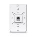Точка доступа Ubiquiti UniFi AP AC In-Wall (UAP-AC-IW) для создания сети в гостиницах и офисах, поддержка PoE, 3 Ethernet порта, двухдиапазонная работа