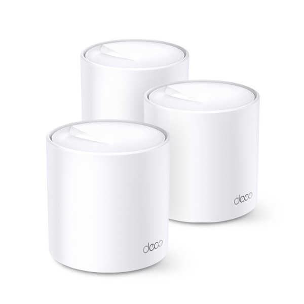 Домашня Mesh Wi-Fi система TP-LINK DECO X20 3PK AX1800 1xGE LAN 1xGE WAN MU-MIMO OFDMA (DECO-X20-3-PACK) Домашня Mesh Wi-Fi система TP-LINK DECO X20 3PK AX1800 1xGE LAN 1xGE WAN MU-MIMO OFDMA (DECO-X20-3-PACK)