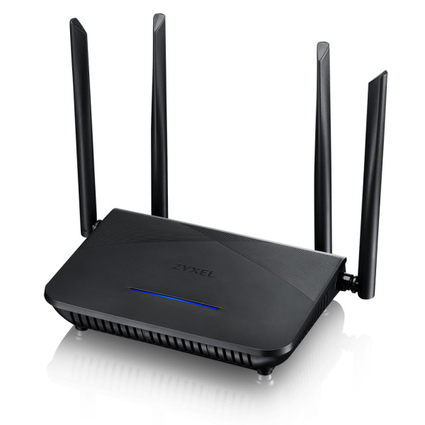 Бездротовий маршрутизатор ZYXEL NBG7510 AX1800, WiFi6, 1xGE WAN, 3xGE LAN, MU-MIMO, 4 антени (NBG7510-EU0101F) Бездротовий маршрутизатор ZYXEL NBG7510 AX1800, WiFi6, 1xGE WAN, 3xGE LAN, MU-MIMO, 4 антени (NBG7510-EU0101F)