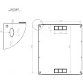 Шкаф серверный CMS 15U 600 x 600 x 773 UA-MGSWL156B для сетевого оборудования Шкаф серверный CMS 15U 600 x 600 x 773 UA-MGSWL156B для сетевого оборудования
