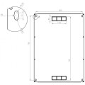 Шкаф серверный CMS 18U 600 х 800 х 907 UA-MGSWA188B для сетевого оборудования Шкаф серверный CMS 18U 600 х 800 х 907 UA-MGSWA188B для сетевого оборудования