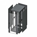 Серверный шкаф CMS 42U 800 x 1055 UA-MGSE42810PG с перфорированными дверцами для сетевого оборудования Серверный шкаф CMS 42U 800 x 1055 UA-MGSE42810PG с перфорированными дверцами для сетевого оборудования