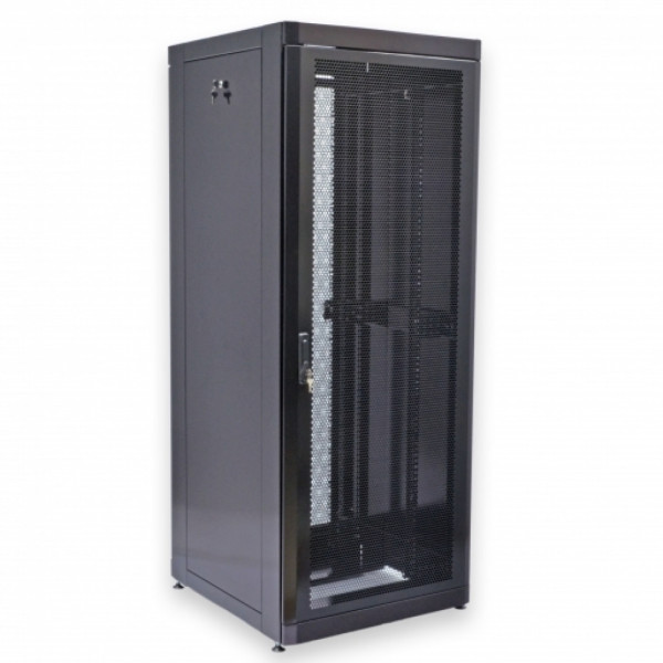 Шкаф серверный CMS 45U 800 x 865 UA-MGSE4588MPB усиленный с перфорированными дверями для сетевого оборудования Шкаф серверный CMS 45U 800 x 865 UA-MGSE4588MPB усиленный с перфорированными дверями для сетевого оборудования