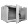 Шкаф серверный SteelNet 9U 600 x 450 для сетевого оборудования (стекло, серый) Шкаф серверный SteelNet 9U 600 x 450 для сетевого оборудования (стекло, серый)