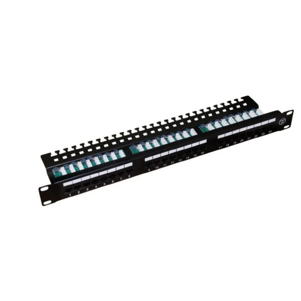 Патч-панель Hypernet 24 порти UTP 1U кат. 5е 19" PP-UTP24-WMR Патч-панель Hypernet 24 порти UTP 1U кат. 5е 19" PP-UTP24-WMR