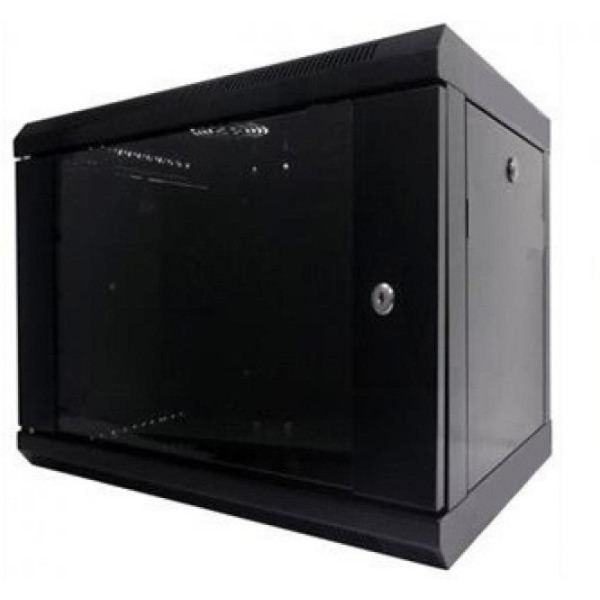 Шафа серверний Hypernet 9U 600 x 450 WMNC-9U-FLAT-BLACK для мережевого обладнання Шафа серверний Hypernet 9U 600 x 450 WMNC-9U-FLAT-BLACK для мережевого обладнання
