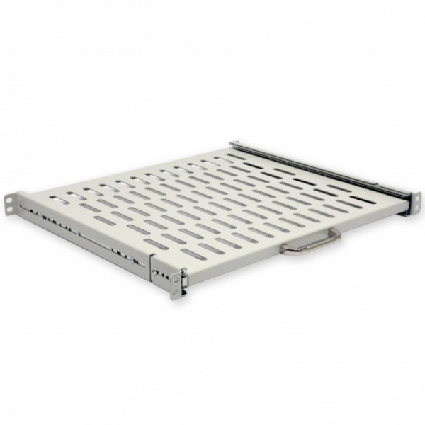 Полиця висувна 19" CMS UA-SHSL-400G 1U 400 мм, сіра Полиця висувна 19" CMS UA-SHSL-400G 1U 400 мм, сіра