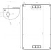 Шафа серверна CMS 21U 600 х 600 х 1040 UA-MGSWA216B для мережевого обладнання