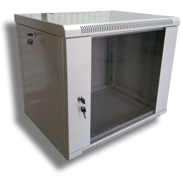 Шафа серверна Hypernet 9U 600 x 600 WMNC66-9U-FLAT для мережевого обладнання Шафа серверна Hypernet 9U 600 x 600 WMNC66-9U-FLAT для мережевого обладнання