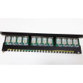 Патч-панель CMS 19" 24xRJ-45 FTP, кат. 5e з огранізатором кабелю Патч-панель CMS 19" 24xRJ-45 FTP, кат. 5e з огранізатором кабелю