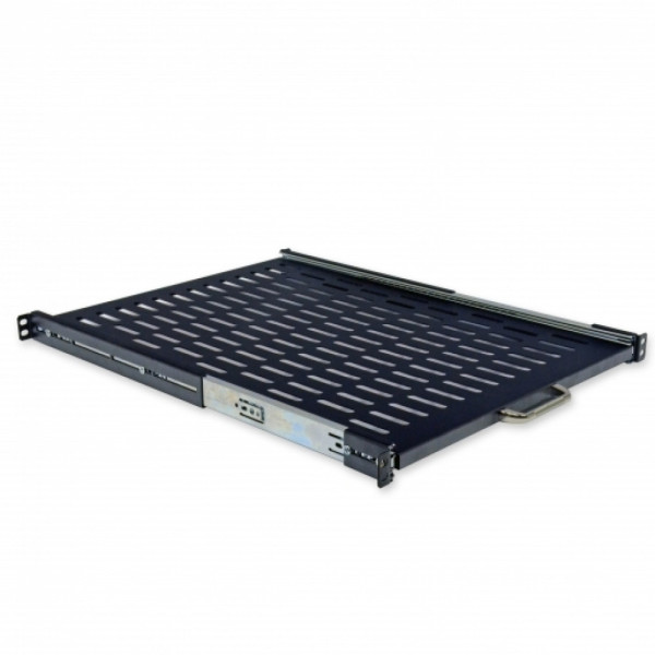 Полиця висувна 19" CMS UA-SHSL-600B 1U 600 мм, чорна Полиця висувна 19" CMS UA-SHSL-600B 1U 600 мм, чорна