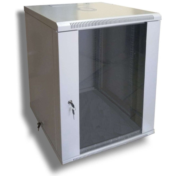 Шафа серверна Hypernet 15U 600 x 600 WMNC66-15U-FLAT для мережевого обладнання Шафа серверна Hypernet 15U 600 x 600 WMNC66-15U-FLAT для мережевого обладнання