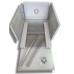 Шафа серверна Hypernet 15U 600 x 600 WMNC66-15U-FLAT для мережевого обладнання