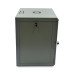 Шафа серверна SteelNet 12U 600 x 450 для мережевого обладнання (скло, сірий)