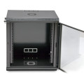 Шкаф серверный SteelNet 12U 600 x 600 для сетевого оборудования (стекло, черный) Шкаф серверный SteelNet 12U 600 x 600 для сетевого оборудования (стекло, черный)