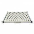 Полка выдвижная 19" CMS UA-SHSL-600G 1U 600 мм, серая Полка выдвижная 19" CMS UA-SHSL-600G 1U 600 мм, серая