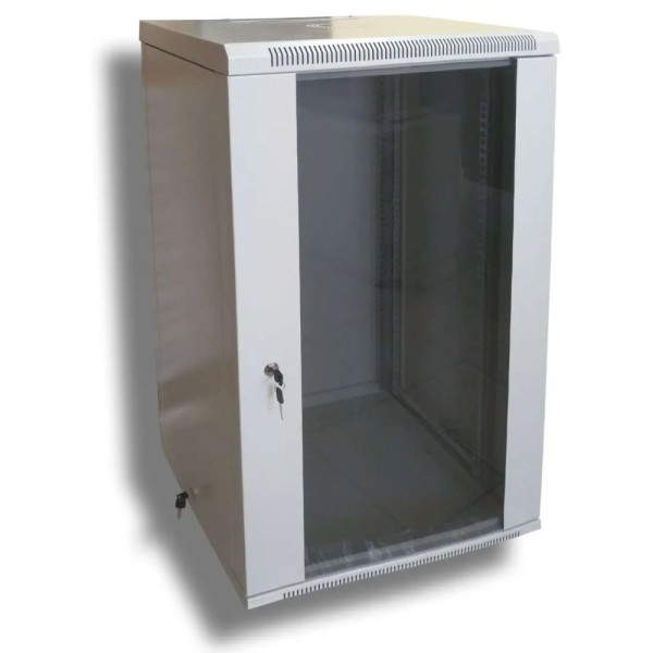 Шафа серверна Hypernet 18U 600 x 600 WMNC66-15U-FLAT для мережевого обладнання Шафа серверна Hypernet 18U 600 x 600 WMNC66-15U-FLAT для мережевого обладнання