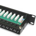 Патч-панель 19" 48xRJ-45 UTP Cat. 6 1U двойного типа для организации структурированной кабельной системы в серверных и телекоммуникационных стойках
