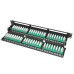 Патч-панель 19" 48xRJ-45 UTP Cat. 6 1U двойного типа для организации структурированной кабельной системы в серверных и телекоммуникационных стойках