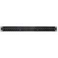 Патч-панель CMS 19" 48xRJ-45 UTP, кат. 6, 1U з організатором кабелю Патч-панель CMS 19" 48xRJ-45 UTP, кат. 6, 1U з організатором кабелю