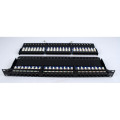 Патч-панель CMS 19" 48xRJ-45 UTP, кат. 6, 1U з організатором кабелю Патч-панель CMS 19" 48xRJ-45 UTP, кат. 6, 1U з організатором кабелю