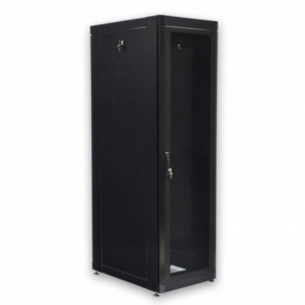Шкаф серверный CMS 45U 610 x 865 UA-MGSE4568MPB усиленный с перфорированными дверями для сетевого оборудования Шкаф серверный CMS 45U 610 x 865 UA-MGSE4568MPB усиленный с перфорированными дверями для сетевого оборудования