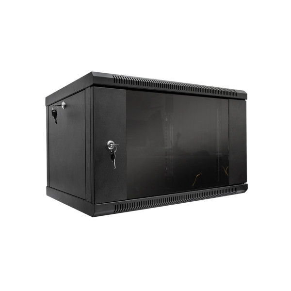 Шкаф серверный SteelNet 4U 600 x 450 для сетевого оборудования (стекло, черный) Шкаф серверный SteelNet 4U 600 x 450 для сетевого оборудования (стекло, черный)