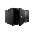 Серверный шкаф SteelNet 6U 600 x 350 для сетевого оборудования (стекло, черный) Серверный шкаф SteelNet 6U 600 x 350 для сетевого оборудования (стекло, черный)