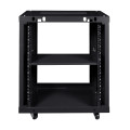 Комутаційна шафа для мережевого обладнання NVC-12U/600x450x640 чорна для організації кабельних систем та зручності монтажу Комутаційна шафа для мережевого обладнання NVC-12U/600x450x640 чорна для організації кабельних систем та зручності монтажу