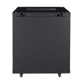 Комутаційна шафа для мережевого обладнання NVC-12U/600x450x640 чорна для організації кабельних систем та зручності монтажу Комутаційна шафа для мережевого обладнання NVC-12U/600x450x640 чорна для організації кабельних систем та зручності монтажу