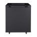 Комутаційна шафа для мережевого обладнання NVC-12U/600x450x640 чорна для організації кабельних систем та зручності монтажу