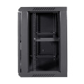 Комутаційна шафа для мережевого обладнання NVC-12U/600x450x640 чорна для організації кабельних систем та зручності монтажу Комутаційна шафа для мережевого обладнання NVC-12U/600x450x640 чорна для організації кабельних систем та зручності монтажу
