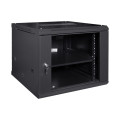 Комутаційна шафа NVC-9U/600x600x500 Black для організації мережевого обладнання з дверцятами із загартованого скла та максимальним навантаженням 100 кг Комутаційна шафа NVC-9U/600x600x500 Black для організації мережевого обладнання з дверцятами із загартованого скла та максимальним навантаженням 100 кг
