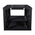 Комутаційна шафа NVC-9U/600x600x500 Black для організації мережевого обладнання з дверцятами із загартованого скла та максимальним навантаженням 100 кг Комутаційна шафа NVC-9U/600x600x500 Black для організації мережевого обладнання з дверцятами із загартованого скла та максимальним навантаженням 100 кг