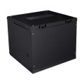 Комутаційна шафа NVC-9U/600x600x500 Black для організації мережевого обладнання з дверцятами із загартованого скла та максимальним навантаженням 100 кг Комутаційна шафа NVC-9U/600x600x500 Black для організації мережевого обладнання з дверцятами із загартованого скла та максимальним навантаженням 100 кг