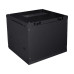 Комутаційна шафа NVC-9U/600x600x500 Black для організації мережевого обладнання з дверцятами із загартованого скла та максимальним навантаженням 100 кг