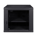 Комутаційна шафа NVC-9U/600x600x500 Black для організації мережевого обладнання з дверцятами із загартованого скла та максимальним навантаженням 100 кг Комутаційна шафа NVC-9U/600x600x500 Black для організації мережевого обладнання з дверцятами із загартованого скла та максимальним навантаженням 100 кг