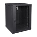 Комутаційна шафа Trinix TRX-15U 600x600x770 Black для організації мережевих рішень, розбірна, з замком, IP20, максимальне навантаження 55 кг, комплект у 1 коробці Комутаційна шафа Trinix TRX-15U 600x600x770 Black для організації мережевих рішень, розбірна, з замком, IP20, максимальне навантаження 55 кг, комплект у 1 коробці