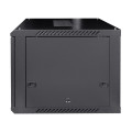 Комутаційна шафа NVC-9U/600x600x500 Black для організації мережевого обладнання з дверцятами із загартованого скла та максимальним навантаженням 100 кг Комутаційна шафа NVC-9U/600x600x500 Black для організації мережевого обладнання з дверцятами із загартованого скла та максимальним навантаженням 100 кг