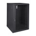 Коммутационный шкаф 18U Trinix TRX-18U/600x600 для монтажа оборудования, разбираемый, защитный класс IP20, черный, нагрузка до 55 кг, вес 28 кг